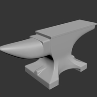 Small Anvil 1/10 scale 3D Printing 271788