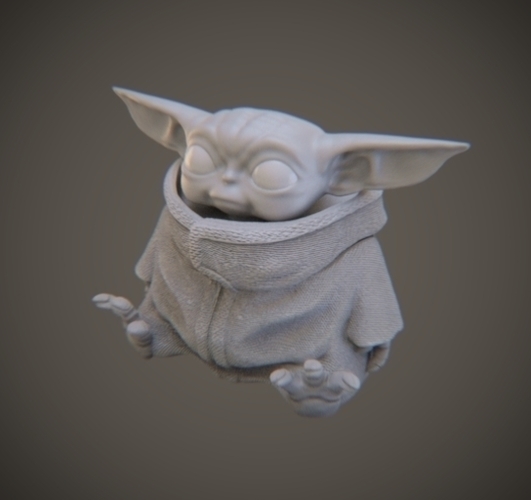 Baby Yoda from The Mandalorian 3D Print 271796
