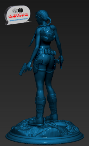 Lara Croft 3D Print 271822