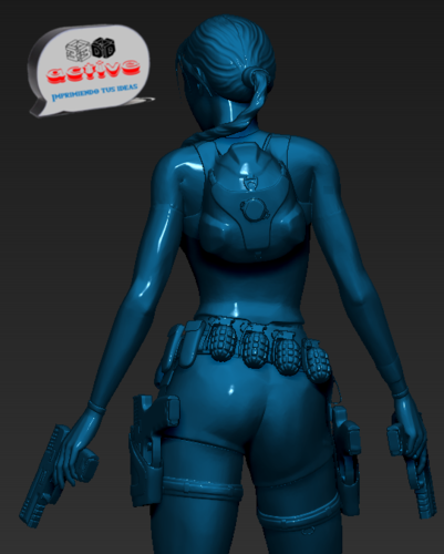 Lara Croft 3D Print 271827