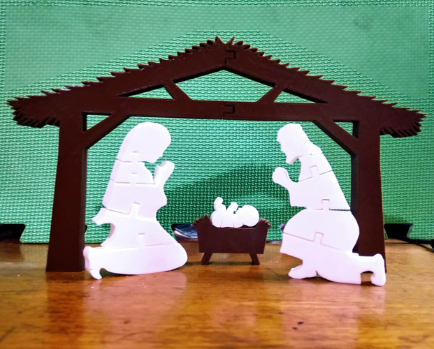 Flexi Nativity Scene - Belen Flexi 3D Print 271852