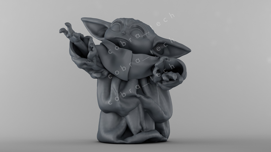 Baby Yoda Star Wars The Mandalorian 3D Print 271878