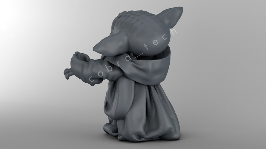 Baby Yoda Star Wars The Mandalorian 3D Print 271879
