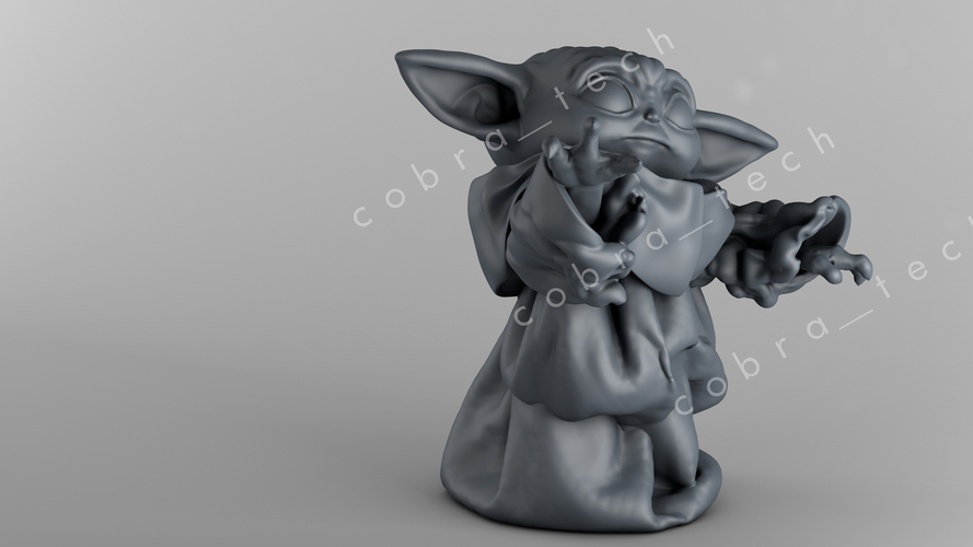 Baby Yoda Star Wars The Mandalorian 3D Print 271882