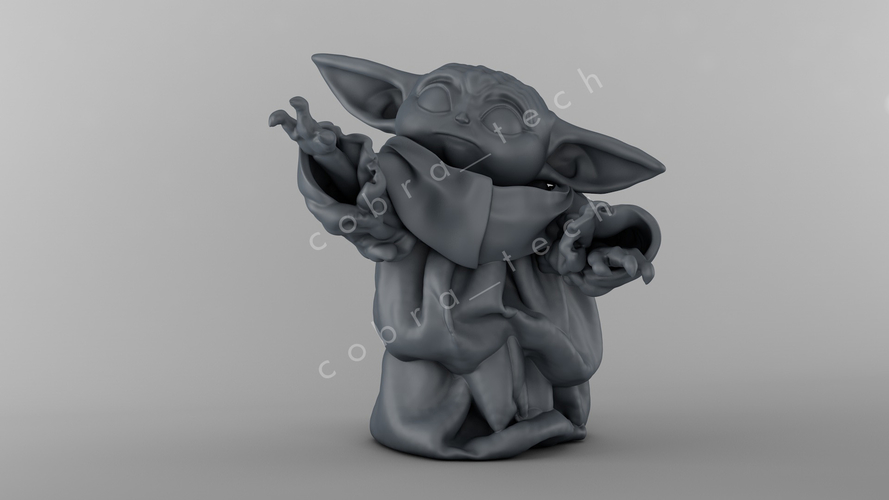 Baby Yoda Star Wars The Mandalorian 3D Print 271891