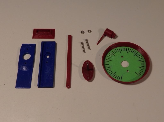 Generic gauge - linear to circular graduate scale 3D Print 271990