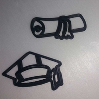 Birrete  Diploma Egresados, Graduates cookies cutter - Thumbnail 1