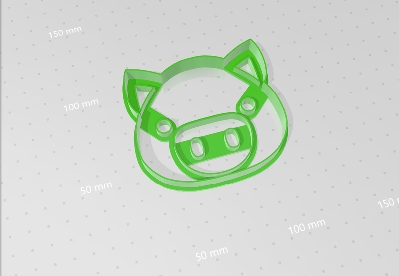 little pig, cerdito - puerquito cookies cutter