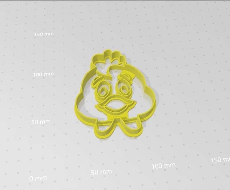 Pollito cookies cutter - chicken