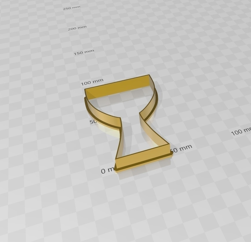 Cáliz comunión cookies cutter mold molde