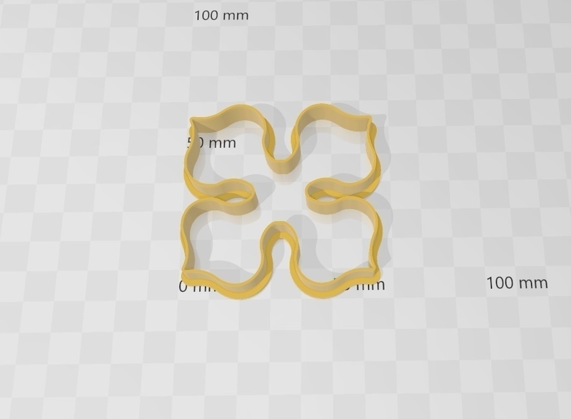 Roseta Silueta cookies cutter