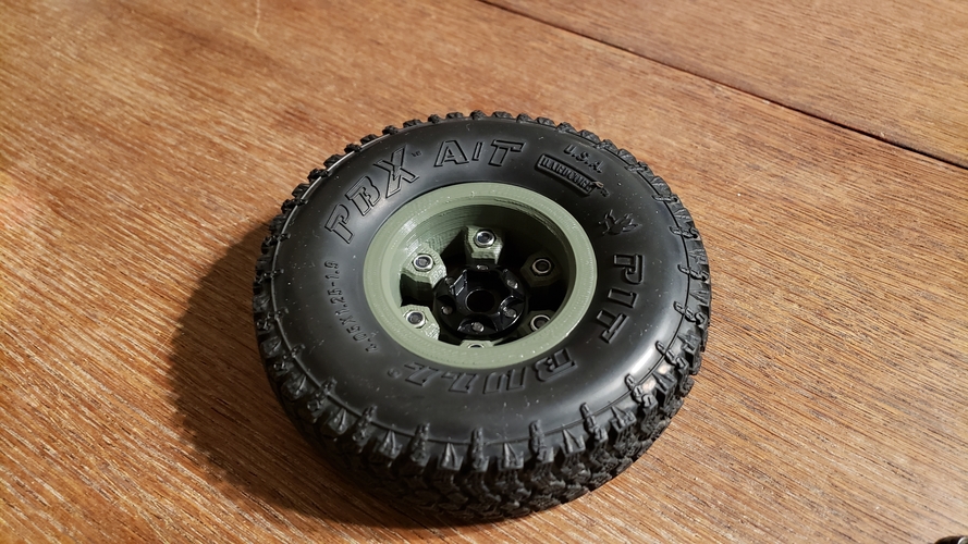 High Offset Beadlock for RC Crawler - TF2 3D Print 272021