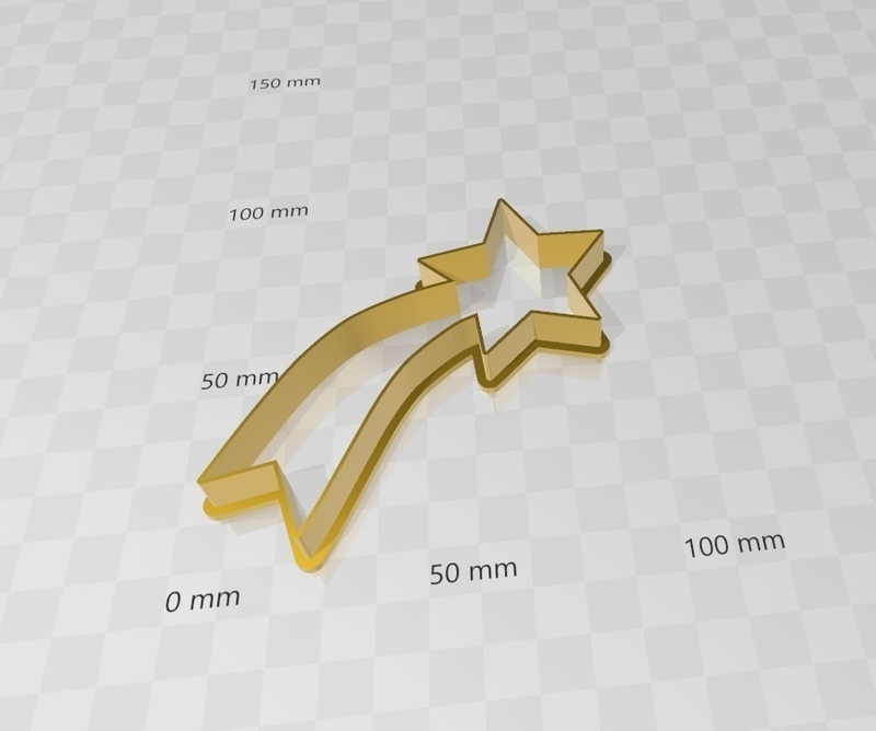 Estrella de belen cookies cutter
