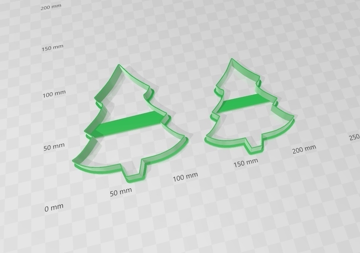 Arbol de navidad cookies cutter 3D Print 272034