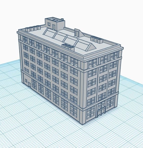 3mm scale Industrial Revolution Buildings 3D Print 272036