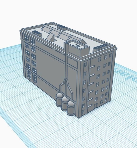 3mm scale Industrial Revolution Buildings 3D Print 272037