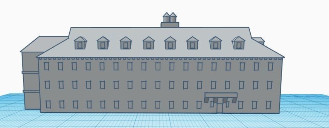 3mm scale Industrial Revolution Buildings 3D Print 272042