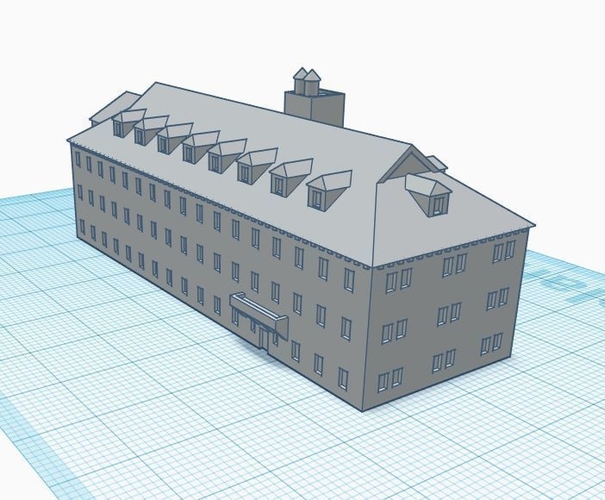 3mm scale Industrial Revolution Buildings 3D Print 272043