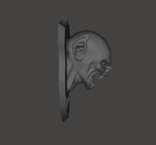 Mounted Vampire head 3D Print 272057