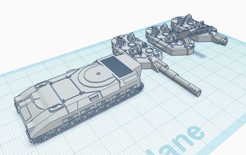 Leopard Battle Tank - Old Earth Resistance - 10mm 3D Print 272077