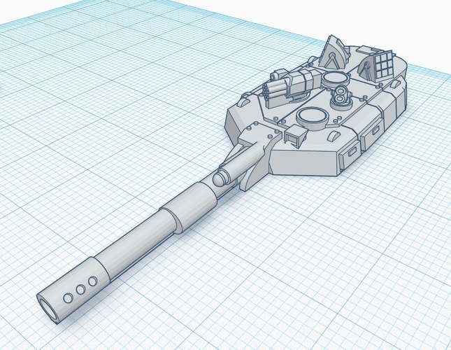 Leopard Battle Tank - Old Earth Resistance - 10mm 3D Print 272079