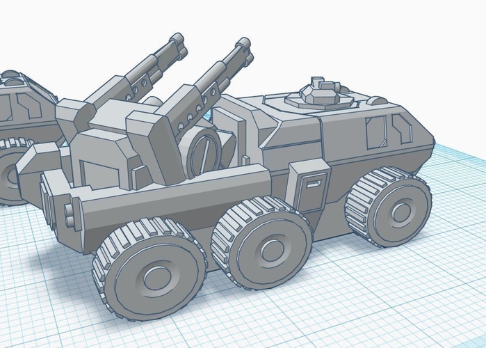 Gunwagon - Old Earth Resistance - 10mm 3D Print 272113