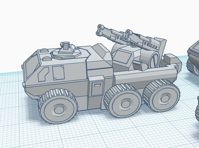 Gunwagon - Old Earth Resistance - 10mm 3D Print 272114