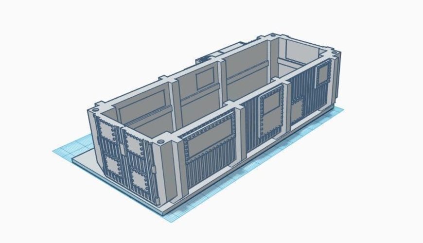 28mm Cargo Container Home 3D Print 272293