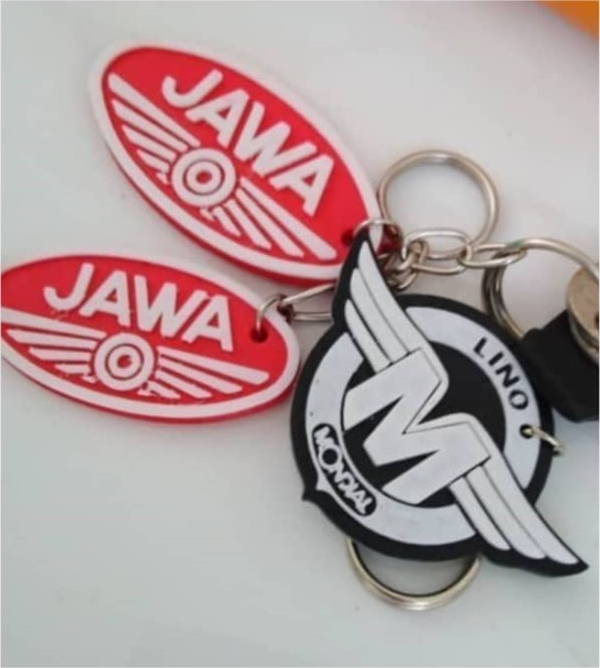 jawa perak keychain