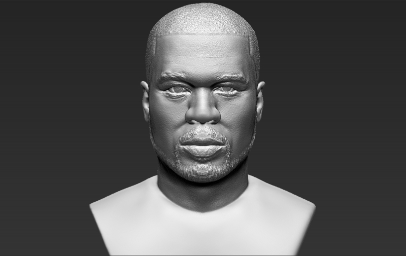 50 Cent bust 3D printing ready stl obj formats