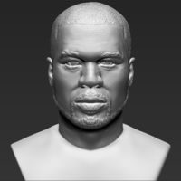 50 Cent bust 3D printing ready stl obj formats - Thumbnail 2