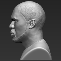 50 Cent bust 3D printing ready stl obj formats - Thumbnail 5