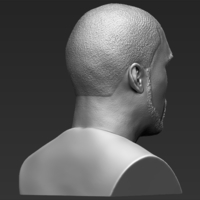 50 Cent bust 3D printing ready stl obj formats - Thumbnail 8