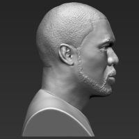 50 Cent bust 3D printing ready stl obj formats - Thumbnail 9