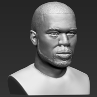 50 Cent bust 3D printing ready stl obj formats - Thumbnail 11