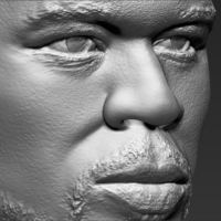 50 Cent bust 3D printing ready stl obj formats - Thumbnail 16