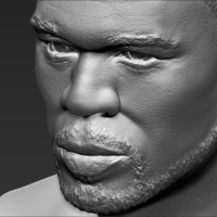 50 Cent bust 3D printing ready stl obj formats - Thumbnail 17