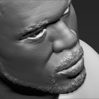 50 Cent bust 3D printing ready stl obj formats - Thumbnail 20