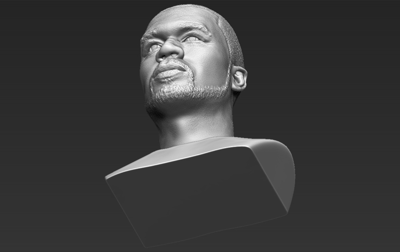 50 Cent bust 3D printing ready stl obj formats 3D Print 272393