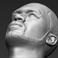 50 Cent bust 3D printing ready stl obj formats - Thumbnail 22