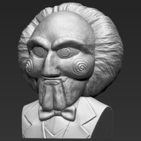 Billy the Puppet from Saw bust 3D printing  - Thumbnail 2