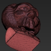 Billy the Puppet from Saw bust 3D printing  - Thumbnail 24