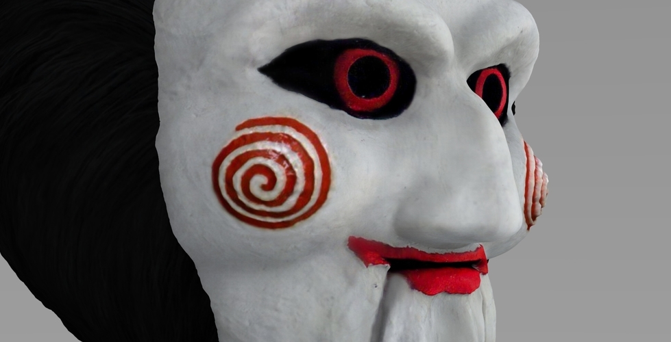 Billy the Puppet from Saw bust ready for full color 3D printing 3D Print 272435