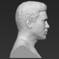 Muhammad Ali bust 3D printing ready stl obj - Thumbnail 8