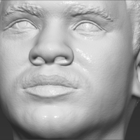Muhammad Ali bust 3D printing ready stl obj - Thumbnail 16
