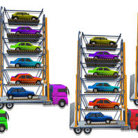 Parking Truck crane - Thumbnail 1