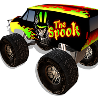 Fire monster Truck - Thumbnail 1
