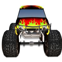 Fire monster Truck - Thumbnail 3