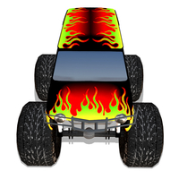 Fire monster Truck - Thumbnail 5