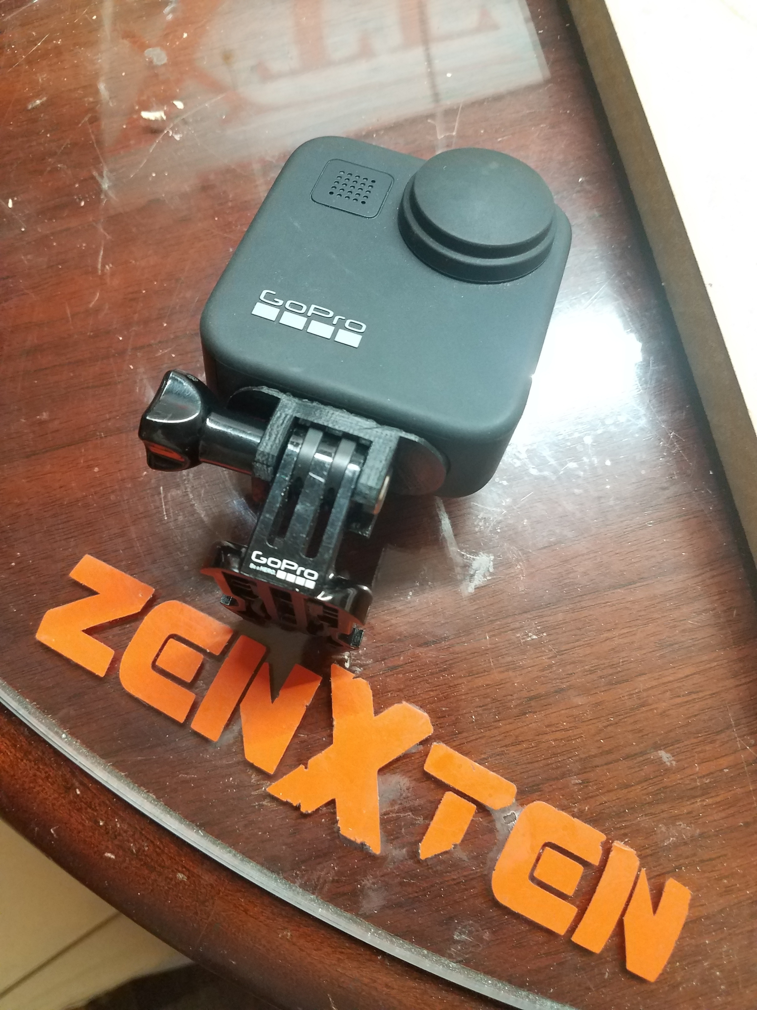 3d Printed Gopro Hero8 Amp Gopro Max Mount Support By Brandon Henrie Pinshape